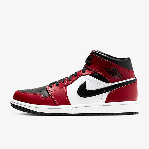 Nike Air Jordan 1 Mid Chicago Toe Kengät Naiset Miehet Suomi