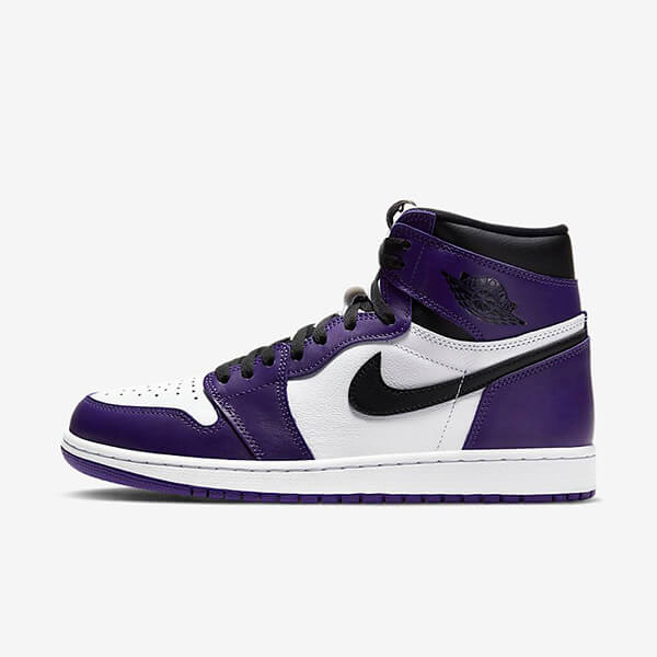 Nike Air Jordan 1 Retro High Court Purple White Kengät Naiset Miehet Suomi