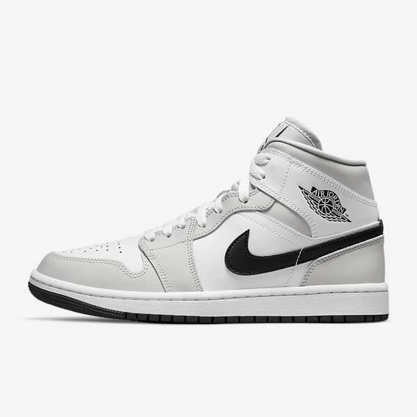 Nike Air Jordan 1 Mid Light Smoke Grey W Kengät Naiset Miehet Suomi