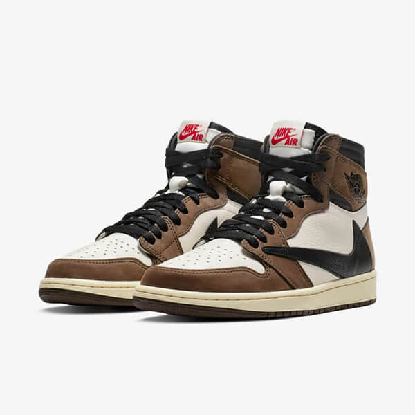 Nike Air Jordan 1 Retro High OG SP Travis Scott Mocha Kengät Naiset Miehet Suomi