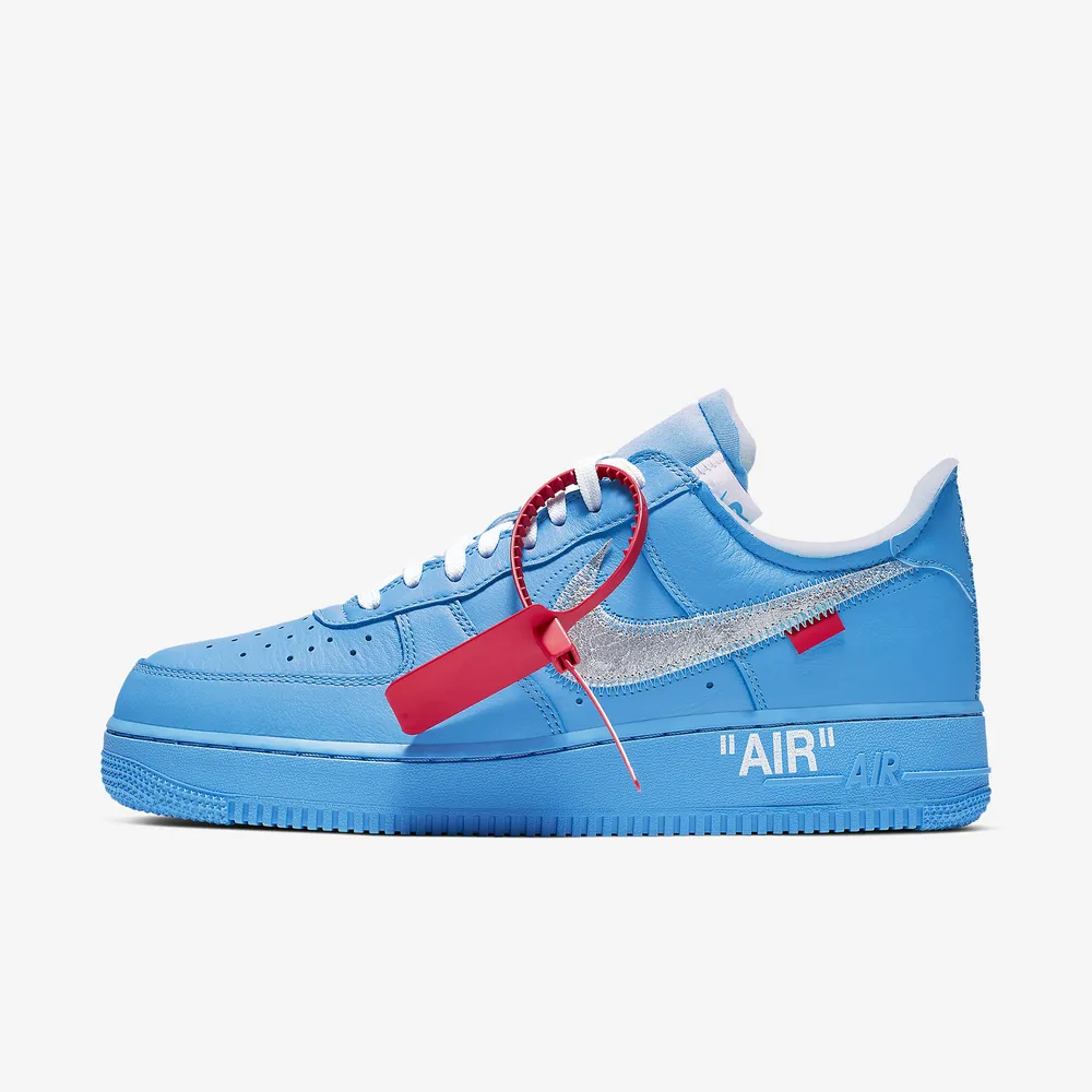 Nike Air Force 1 Low Off White MCA University Blue Kengät Naiset Miehet Suomi