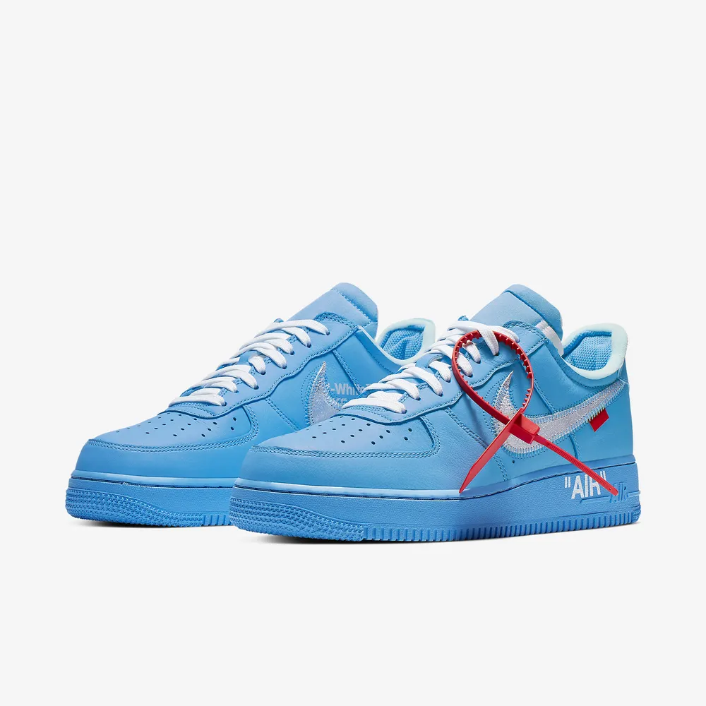 Nike Air Force 1 Low Off White MCA University Blue Kengät Naiset Miehet Suomi