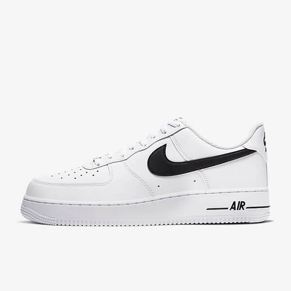 Nike Air Force 1 07 Low Valkoinen Musta Kengät Naiset Miehet Suomi