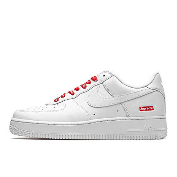 Nike Air Force 1 Low Supreme White Kengät Naiset Miehet Suomi