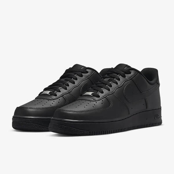 Nike Air Force 1 07 Black Kengät Naiset Miehet Suomi