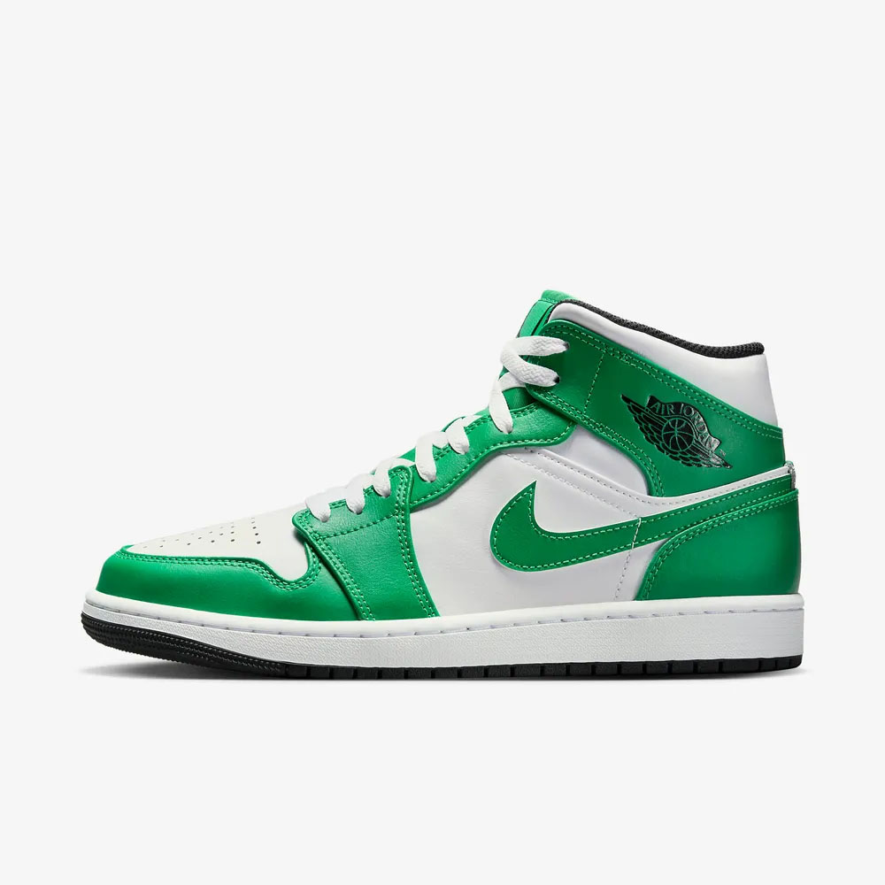 Nike Air Jordan 1 Mid Lucky Green Kengät Naiset Miehet Suomi