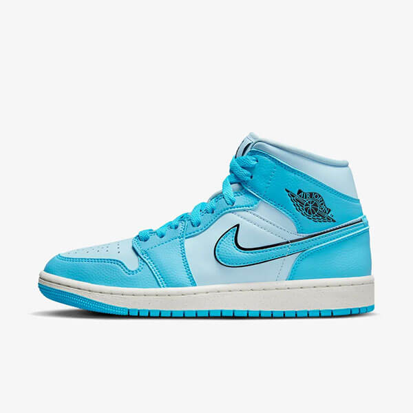 Nike Air Jordan 1 Mid SE Ice Blue (W) Kengät Naiset Miehet Suomi